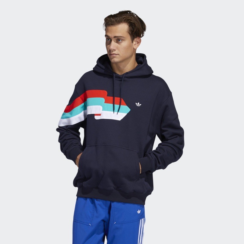 Adidas Men Ripple Hoodie Legend Ink Originals