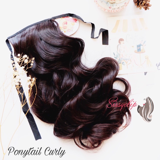 SL PONYTAIL CURLY  Hairclip kuncir Ponytail Ikat  