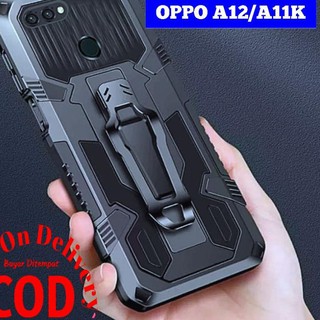 CAse OPPO A5S A7 F9 A12 A11K CASING STANDING BACK KLIP