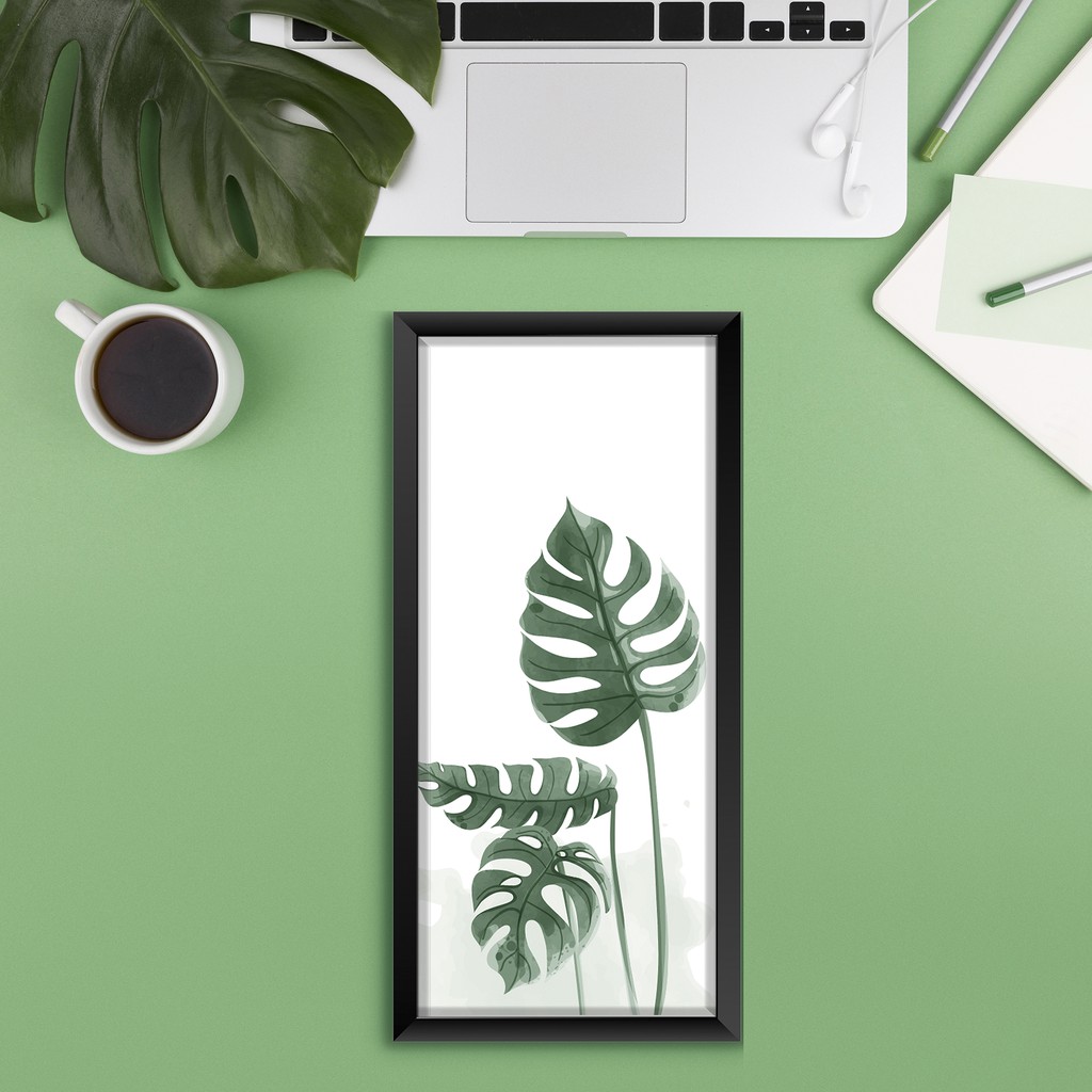 TROP05- Hiasan Dekorasi dinding Kamar Wall decor Tropical Monstera hiasan dinding poster aesthetic