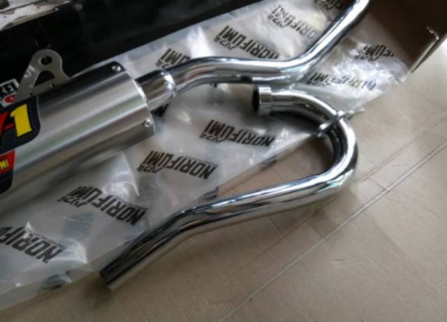 Knalpot Norifumi RV1 Evo N4 Shorty Ready Semua KLX S / L / G / BF / DTracker 150 Dtracker 150 New