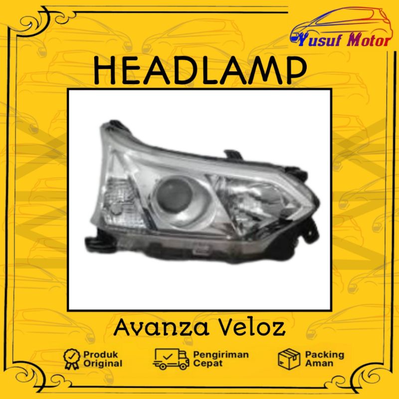 Headlamp Lampu Depan Avanza Veloz 2016 2017 2018 Original