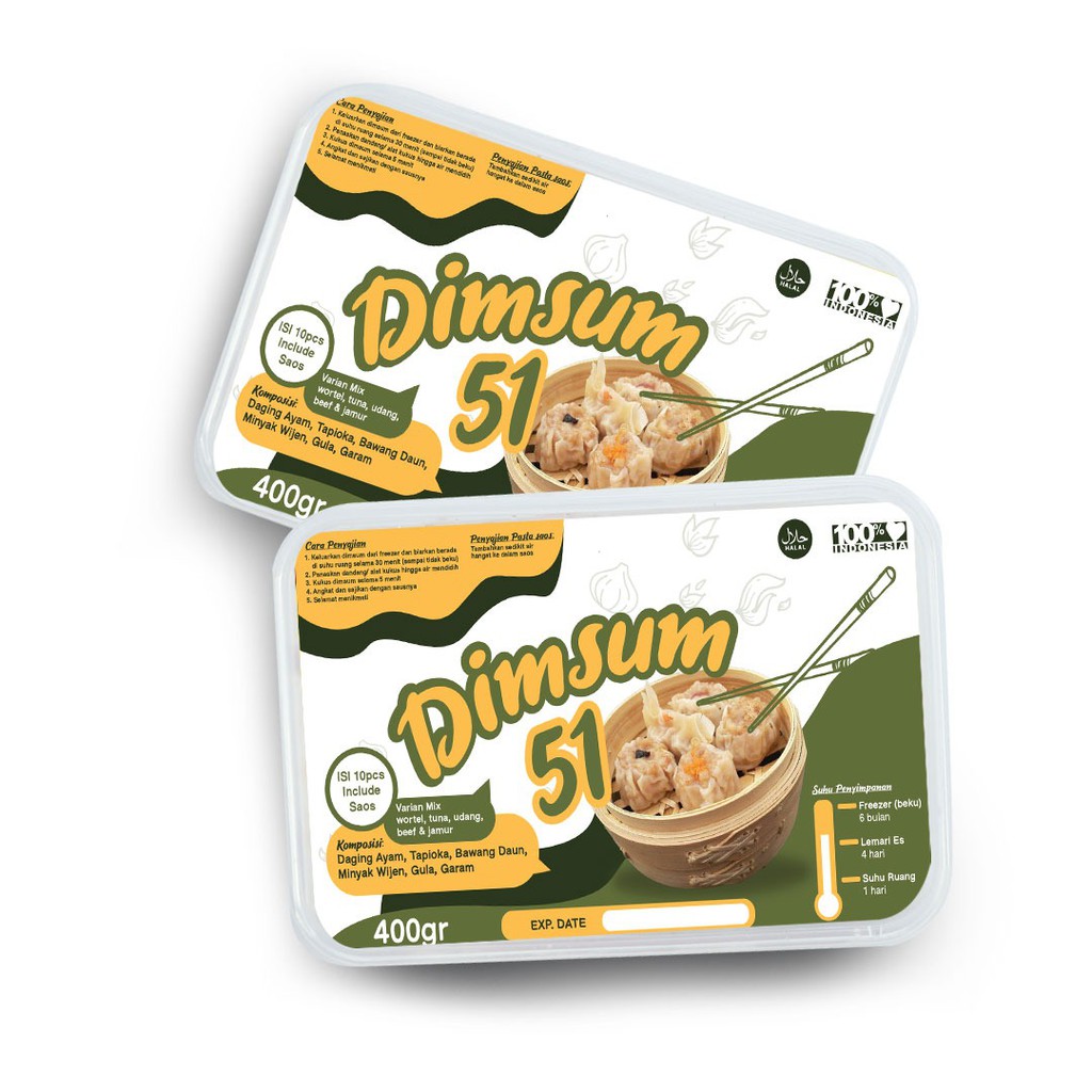 Dimsum MIX 51 isi 10 Pcs