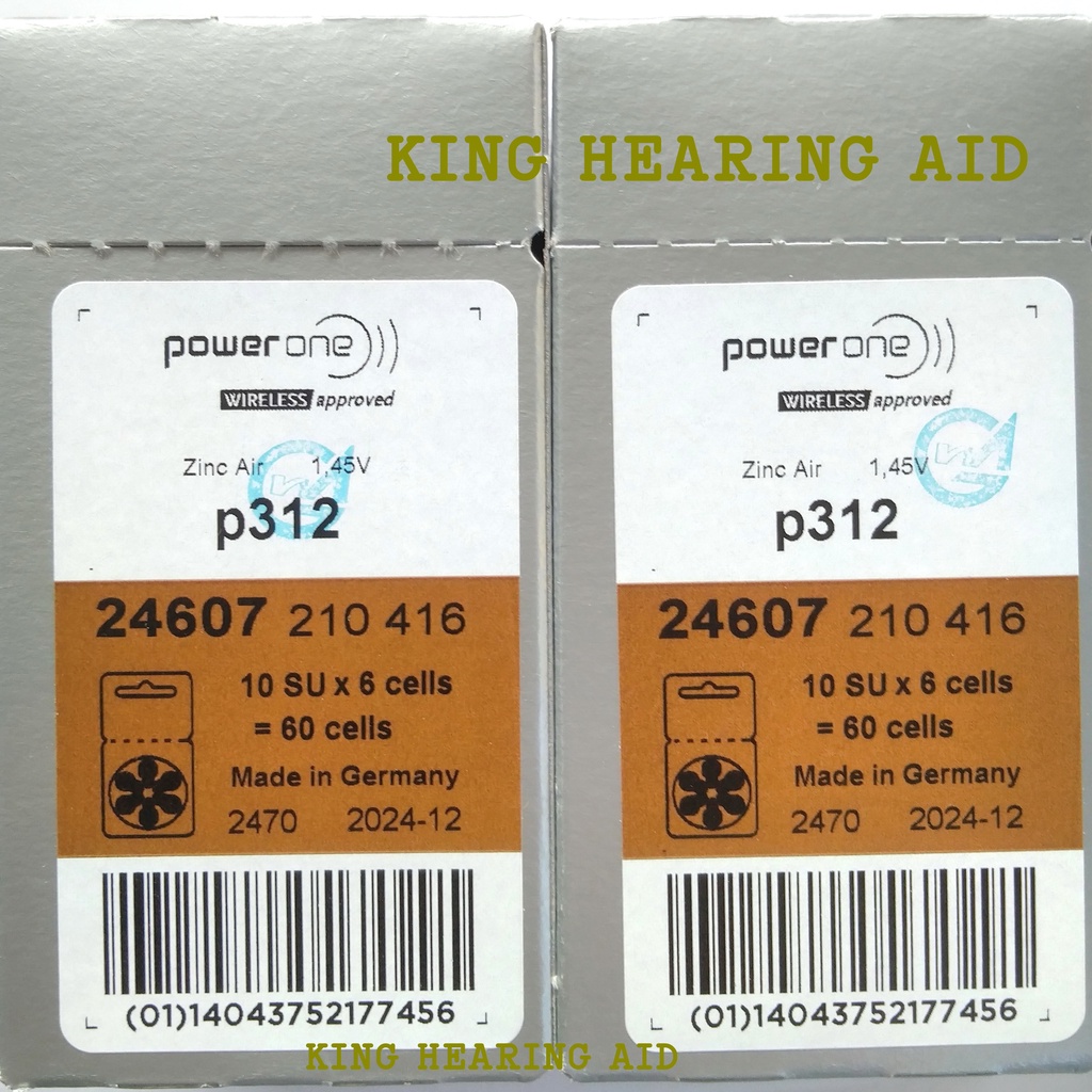 Baterai Alat Bantu Dengar POWERONE p312 batu alat dengar hearing battery made in germany replacement PR41 AG3 LR41 zinc air batteries size 312 batere alat bantu dengar power one p312 baterai Alat Pendengaran batre powerone baterai 312 batre al