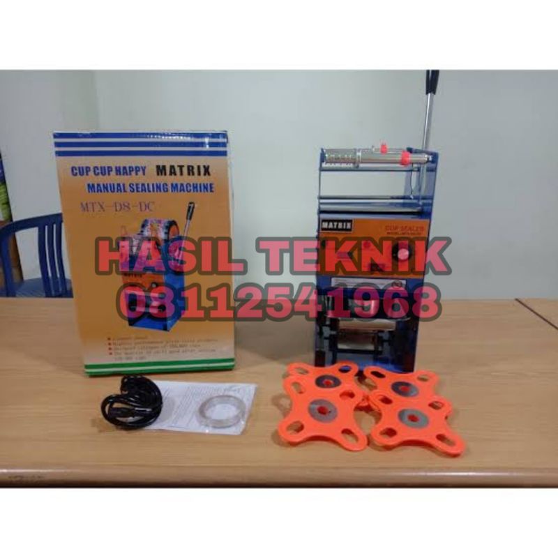 Cup Sealer 10 - 16 oz MATRIX D8 DC ( LAYAR ) Alat Pres Gelas Plastik