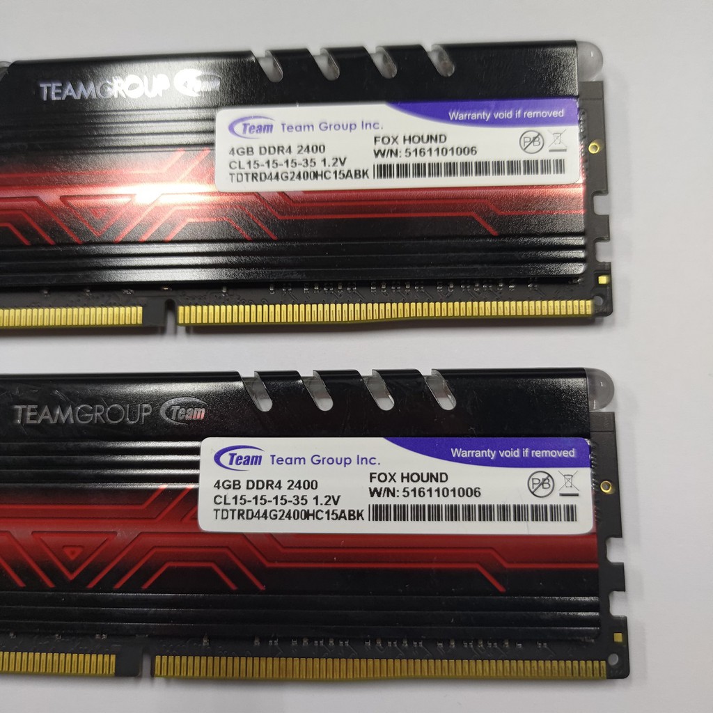 Team TeamGroup Delta 8GB DDR4 2400 Dual Channel Twin LED