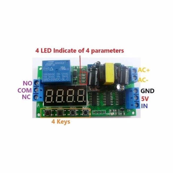 IO23B01 AC 220V Cycle Timer Digital PLC Relay Timer Switch Controller