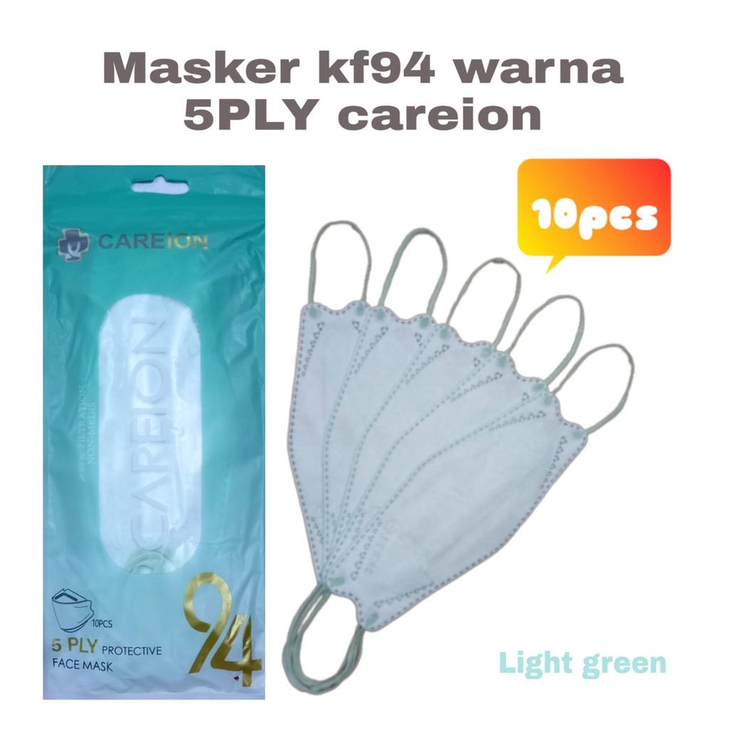 MASKER KF94 5PLY EMBOS ISI 10 NEW EDITION KF 94 5 PLY CAREION PREMIUM