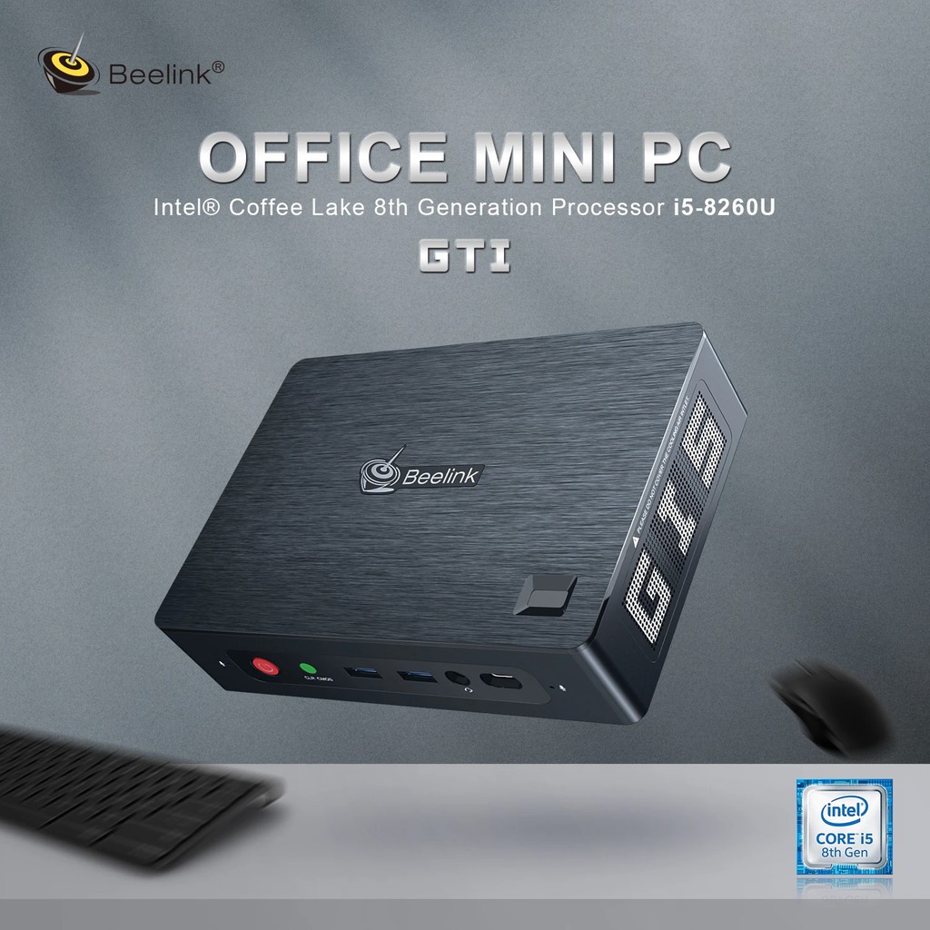 AKN88 - BEELINK GTI Office Mini PC - Intel i5 8th Gen - RAM 16GB ROM 512GB