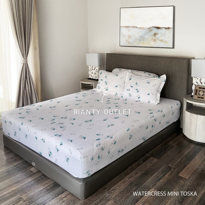 Watercress Toska - Sprei Queen 160  King 180 - Sprei King Rabbit