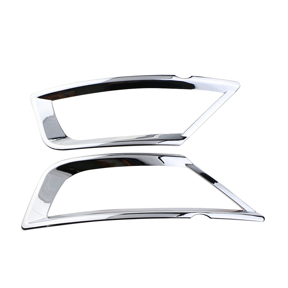 For Ford Ecosport 2013-2022 2Pcs ABS Chrome Lampu Kabut Belakang Mobil Cover Dekorasi Sticker Trim Payet Frame Aksesoris