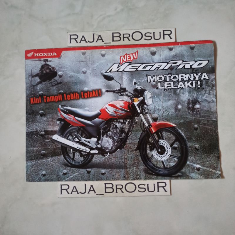 Poster brosur leaflet Honda New MegaPro MegaPro Primus 2008