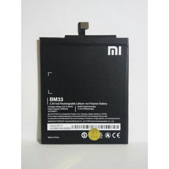Battery Baterai Xiaomi Mi4i BM33 BM-33 BM 33 Batre Mi4i