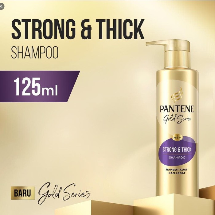 PANTENE SHAMPOO PRO-V GOLD SERIES 125ML/ SHAMPOO GOLD SERIES/ TERMURAH/ ORIGINAL