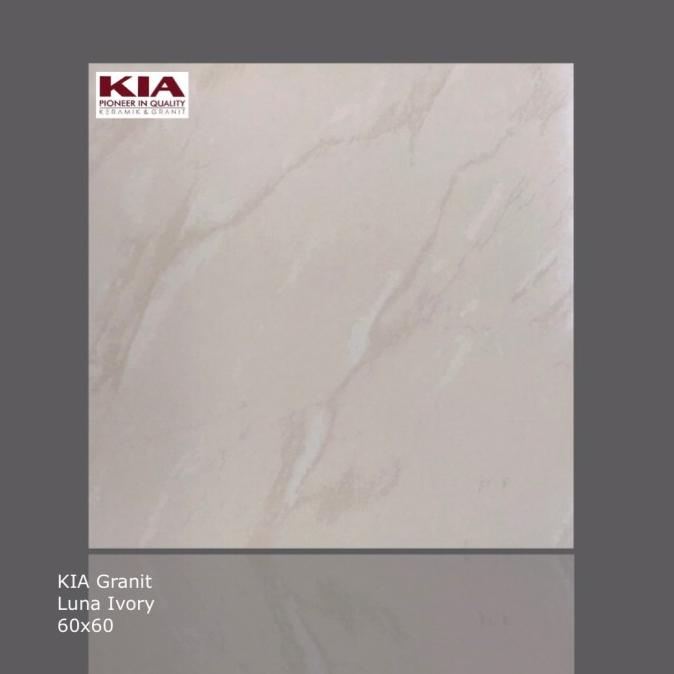 GRANIT Granit Cream Motif Glossy 60x60 Kw1 KIA Luna Ivory