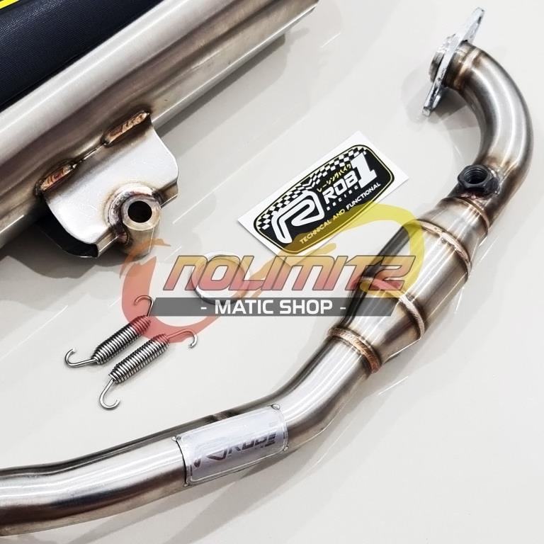 Knalpot Standar Racing ROB1 Power Boom Honda PCX Vario 160