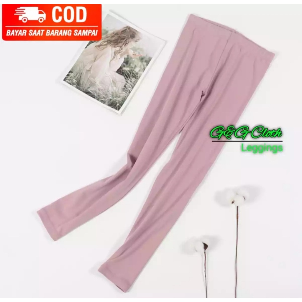 Legging soft Rayon Kaos L - XXXL/ Legging Panjang Termurah Celana Lejing terlaris WF STORE