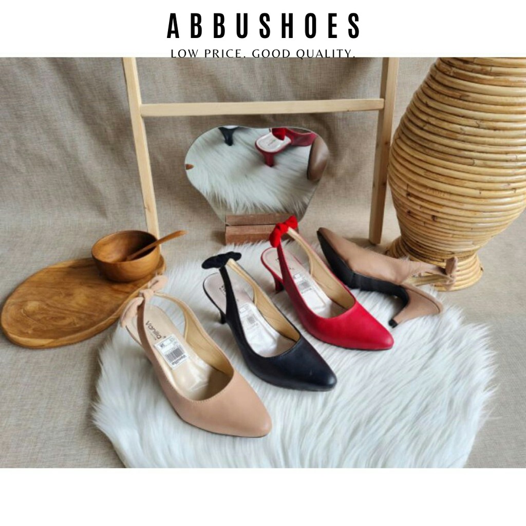 ABBUSHOES Hs 100 high heels bapau tali pita 7cm