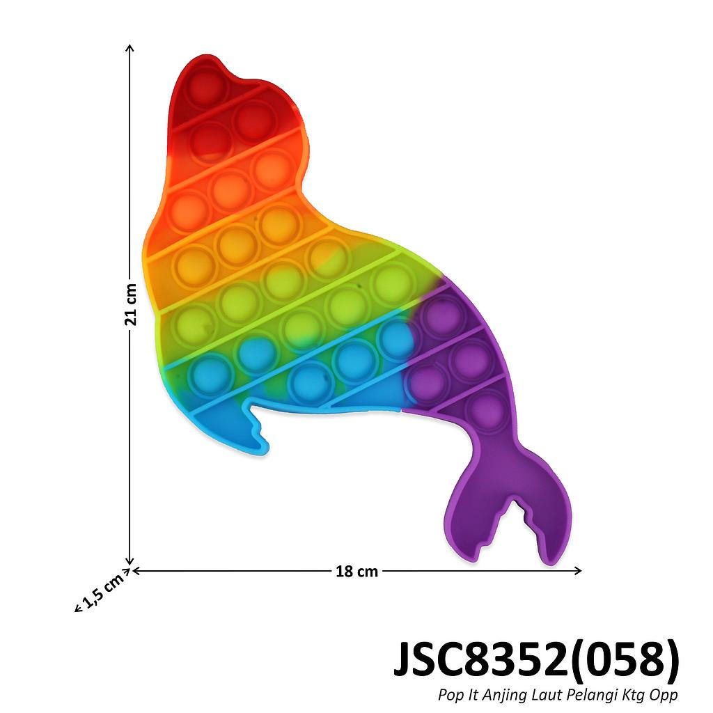 POP IT RAINBOW Mainan Anak Fidget Toys Game Toys-Anjing Laut