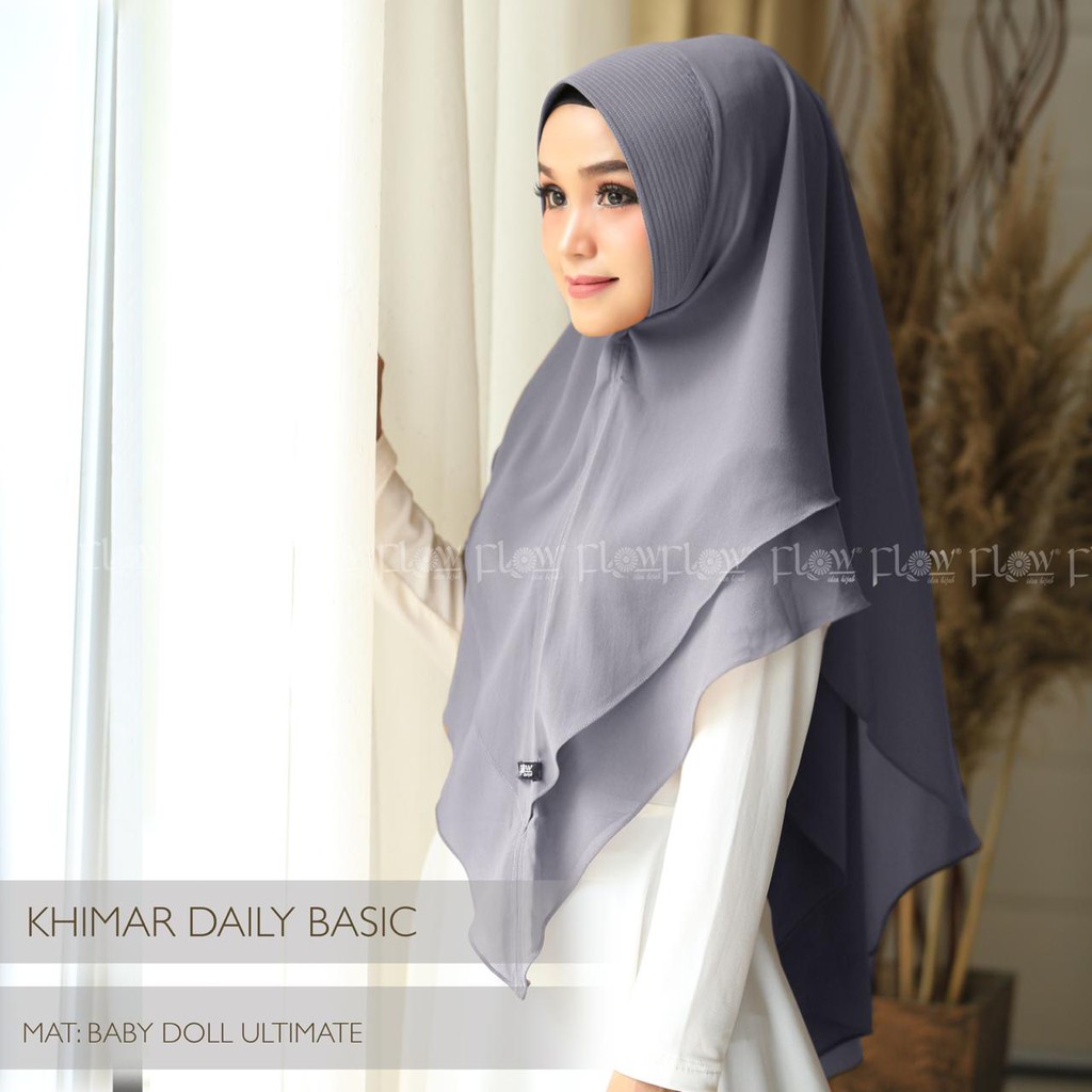 Jilbab Khimar Daily Basic Ori Flow-6