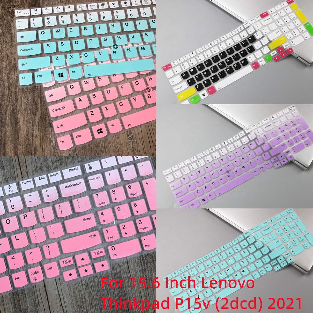 Cover Pelindung Keyboard Lenovo Thinkpad P15v (2dcd) 2021 15.6 &quot;Bahan Silikon Ultra Tipis Anti Air / Debu