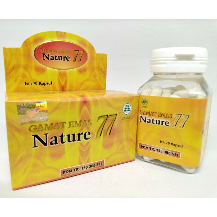 Gamat Emas Nature 77 | Kapsul Gamat Gold 77