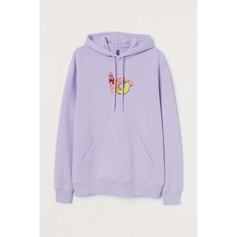  Hoodie  h  m  hnm Patrick chest bordir Shopee Indonesia 