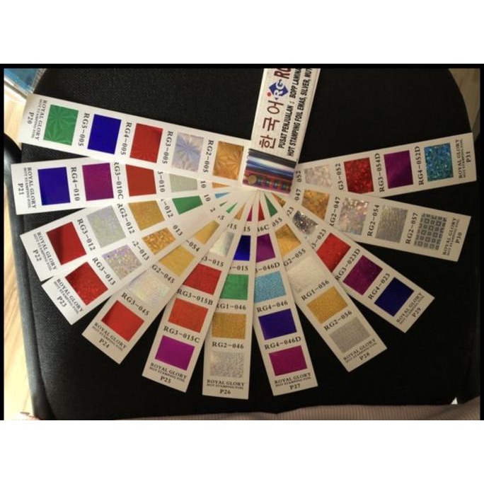 

Hot Stamping Foil Pita Foil HOLOGRAM MOTIF POLY EMBOSS 32CM