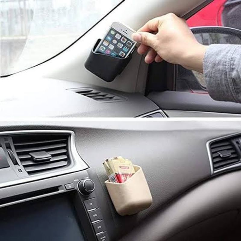 H4 Kotak PILAR MOBIL Lipin R Pillar pocket / car storage box / card pocket kantung wadah pillar barang box mobil