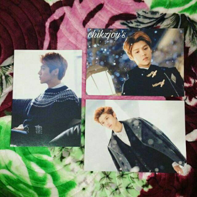 EXO - Miracles in December postcard (Luhan set)