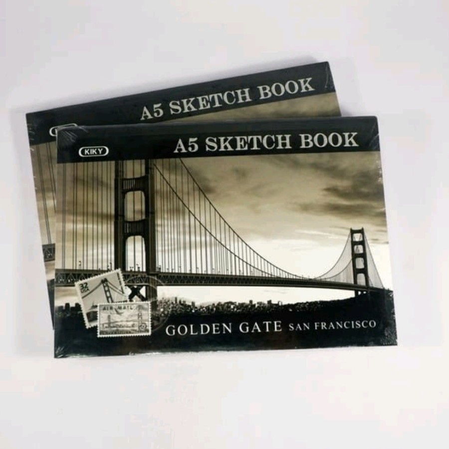 SKETCH BOOK KIKY / BUKU GAMBAR SKETSA A5 ISI 50 LEMBAR