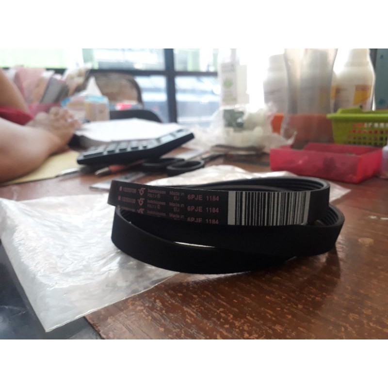 Fanbelt / Karet / V-Belt Mesin Cuci Electrolux Front 6pje1184