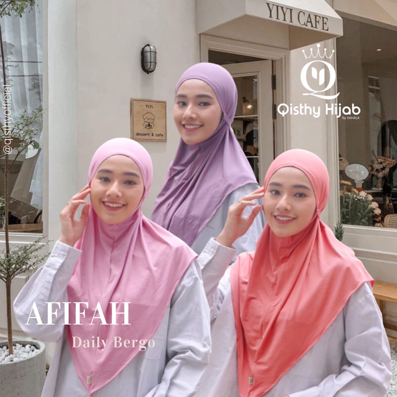 Jilbab Instan Jersey Afifah | Jilbab Instan Jersey Tali | Jilbab Instan Menutup Dada Sport | Hijab Instan Jersey panjang | Hamidah Instan menutup dada | Kerudung Sekolah | Kerudung No Ped | JILBAB INSTAN DAILY JERSEY PREMIUM | Qisthy Hijab