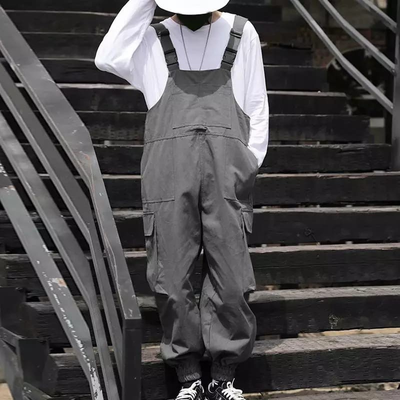 Overall Retro Cargo  Jumpsuit Cargo  baju overall kekinian