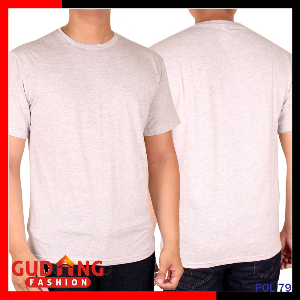 Kaos Polos Simple Pendek Casual - POL 79