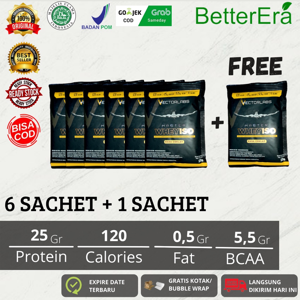 Vectorlabs Master Whey ISO 1 Sachet Ecer Trial Pack WHEYISO PROTEIN ISOLATE