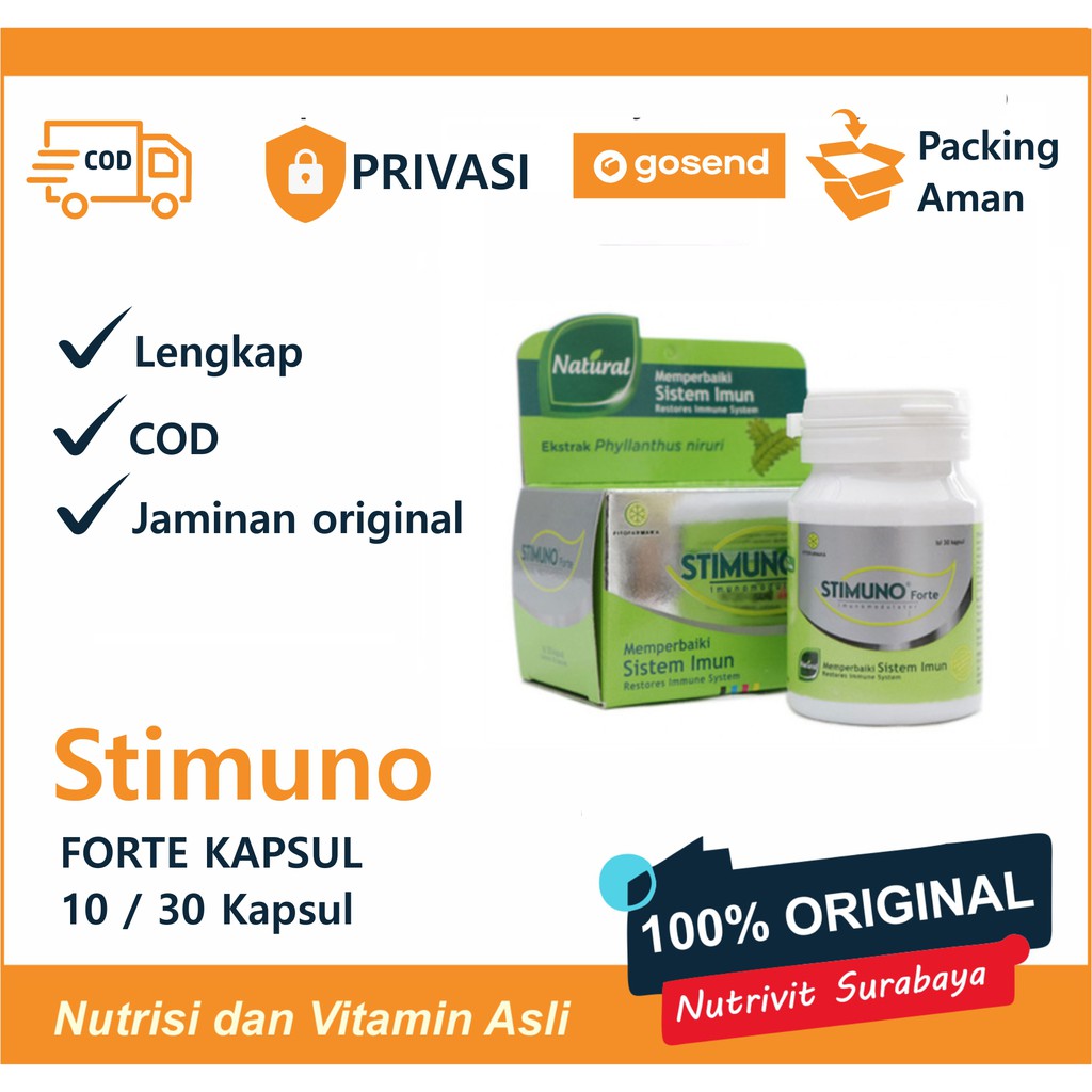 STIMUNO FORTE isi 10 &amp; 30 KAPSUL