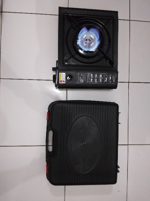 Kompor Portabel 2 Fungsi Aman Praktis Dan Mudah Di Bersih | Portable Gas Stove