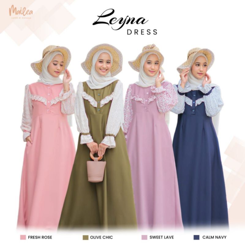 Leyna Dress by Mailea || Gamis Busui & Wudhu Friendly