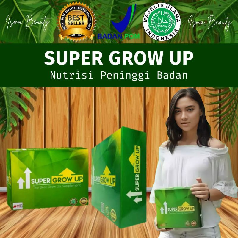 

Super Grow Up Peninggi Badan / Penambah Tinggi Badan / Nutrisi Tulang