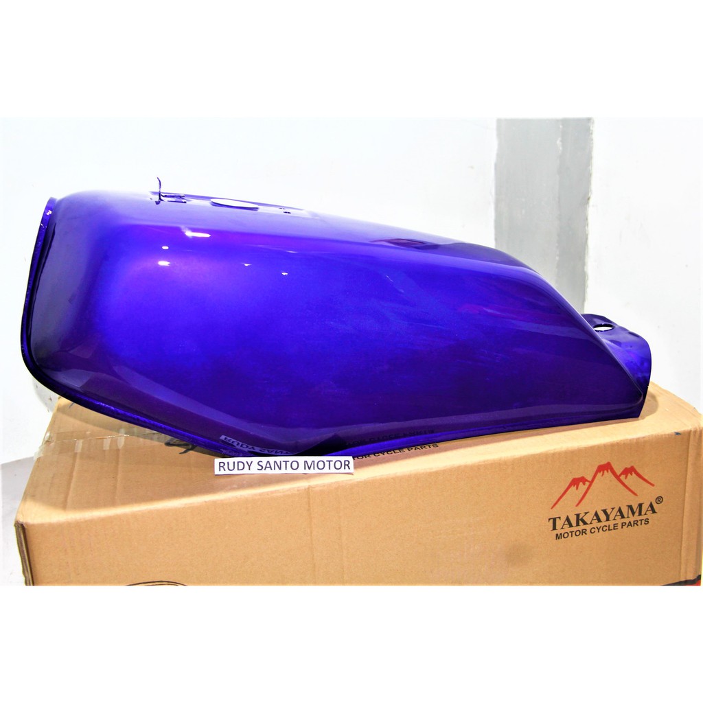 Tangki Tengki Tankki Bensin Feul Tank Rxking Rx k Rx king Rxk New Takayama Biru Hitam Merah-biru