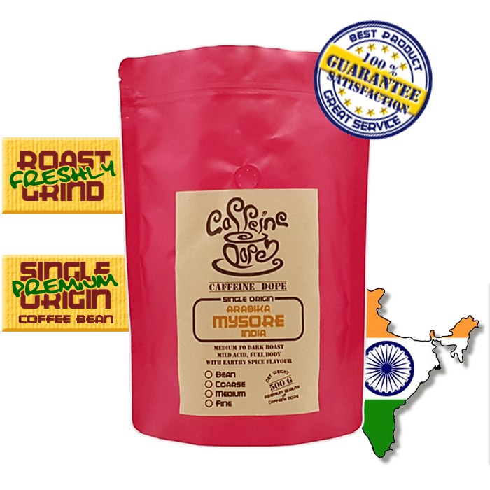

Kopi Arabika Mysore India 500 Gr - Bean/Biji & Ground/Bubuk