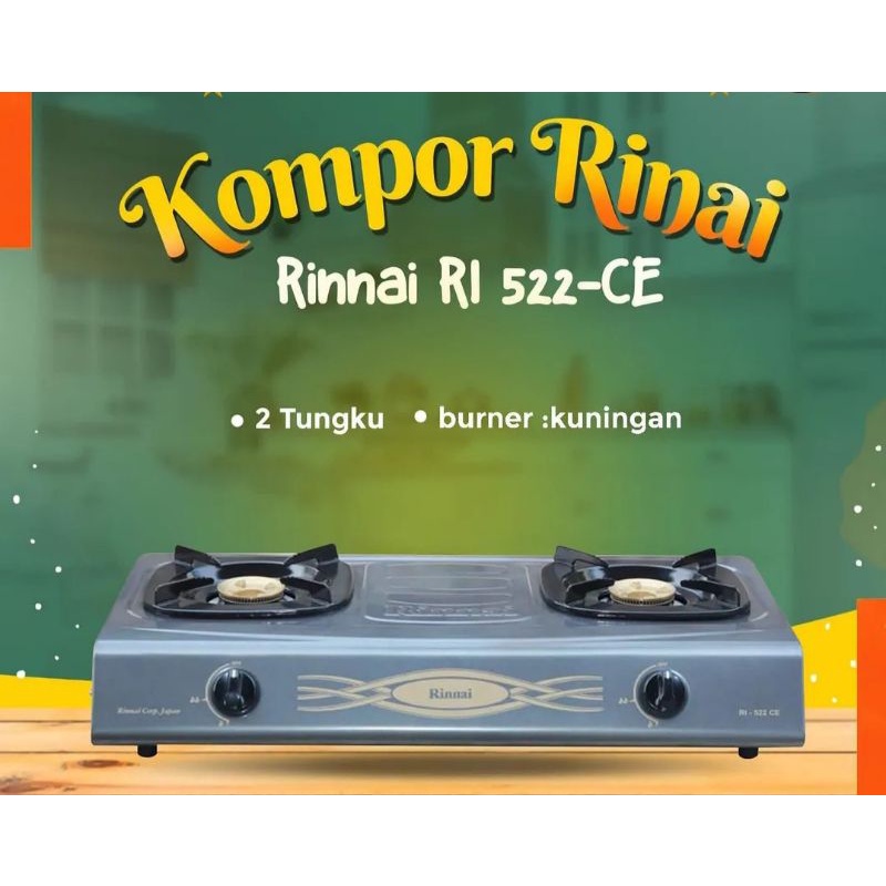 Kompor Gas Rinnai RI - 522 CE