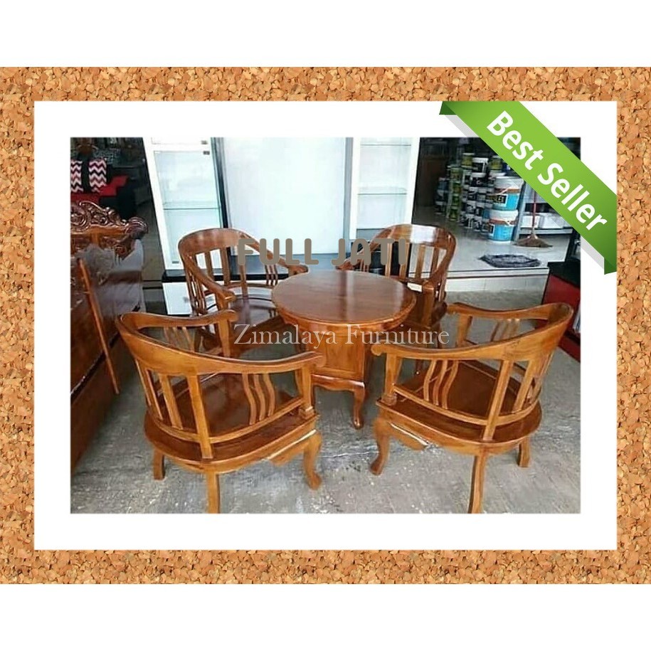 Kursi Teras, Kursi Teras Jati, Kursi Teras Cantik, Kursi Teras Betawi Lenong FULL JATI