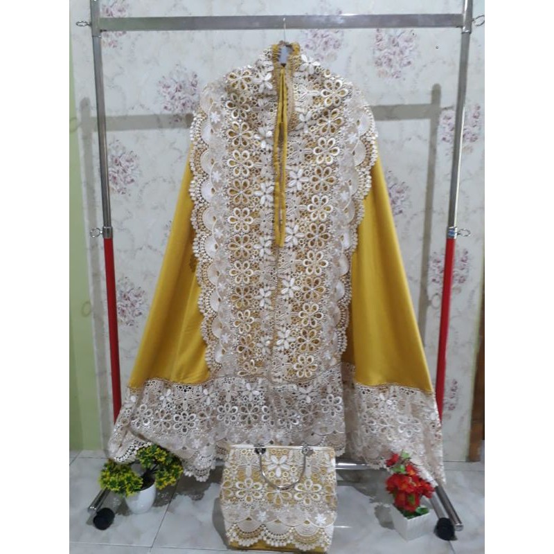 MUKENA RENDA PRADA FULL KD