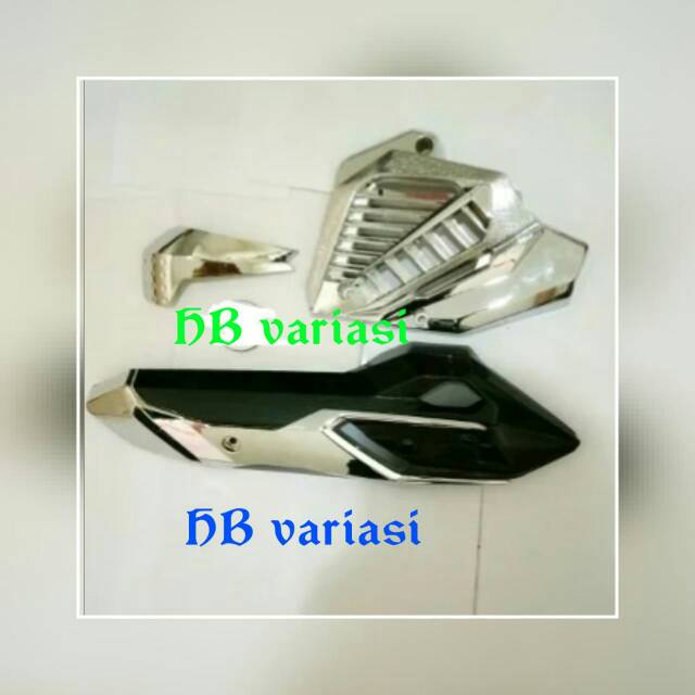 Cover knalpot vario 150 full set cover radiator