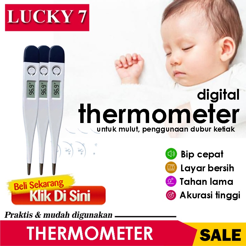 Jual Bisa Cod Termometer Digital Thermometer Akurat Pengukur Suhu