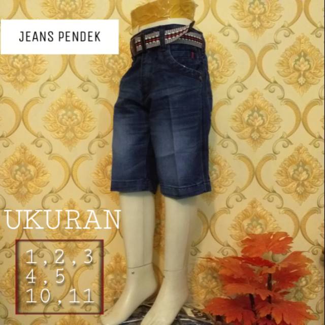 [READY] Celana Pendek Jeans Anak Laki-Laki 5-13 tahun
