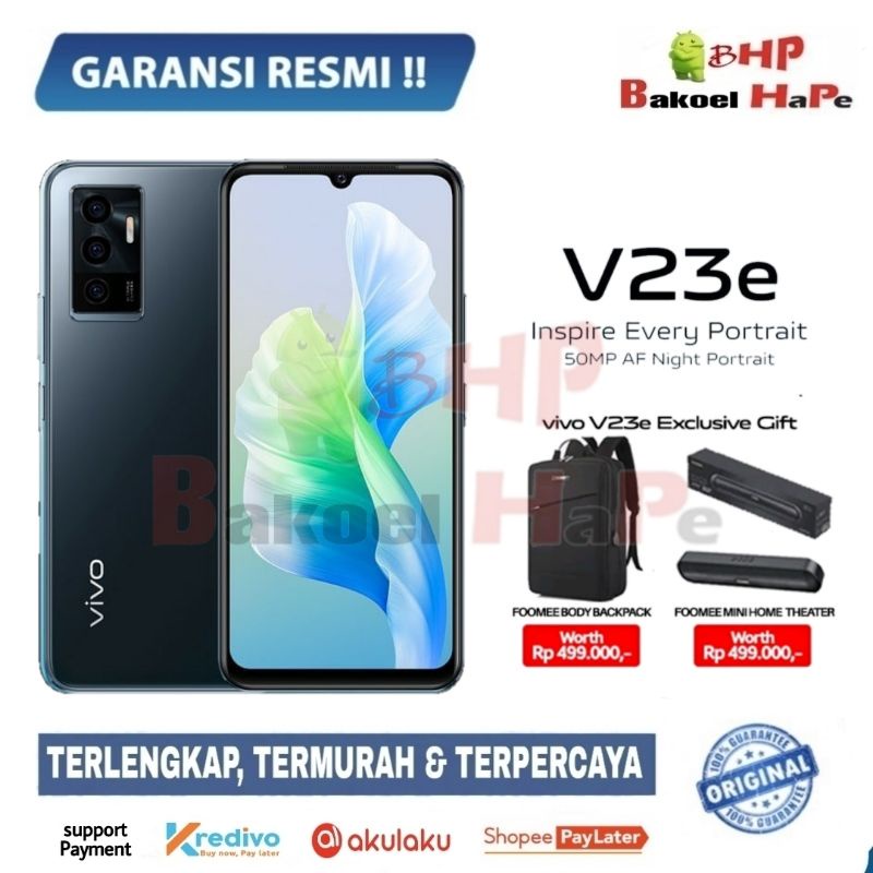 hp Vivo V23e Ram 8/128Gb ( 8+4Gb Exstendet Ram ) Garansi Resmi