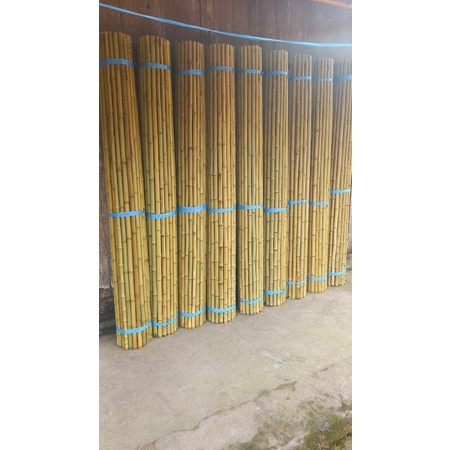 Bambu Cendani Asli 2 Meter diameter kecil - Bambu Hiasan Dekorasi - Bambu Kuning